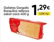 FROIZ Galletas gargallo barquillos rellenos sabor coco oferta