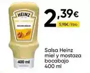FROIZ Heinz - salsa miel y mostaza bocabajo oferta