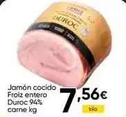 FROIZ Froiz - jamón cocido entero duroc 94% carne oferta