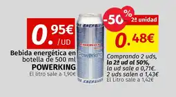 Maskom Supermercados POWERKING Bebida energética oferta