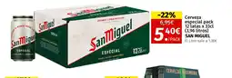 Maskom Supermercados SAN MIGUEL Cerveza especial oferta