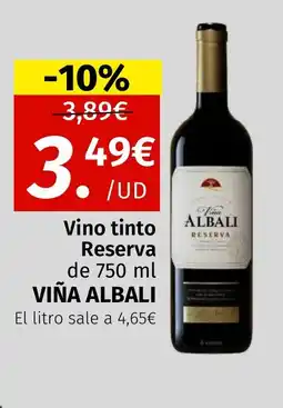 Maskom Supermercados VIÑA ALBALI Vino tinto Reserva oferta