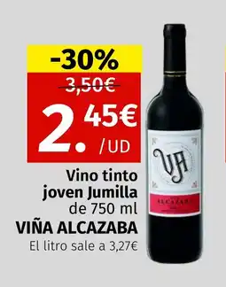 Maskom Supermercados VIÑA ALCAZABA Vino tinto joven Jumilla oferta