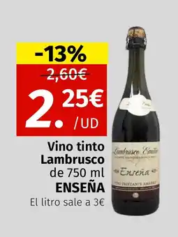 Maskom Supermercados ENSEÑA Vino tinto Lambrusco oferta