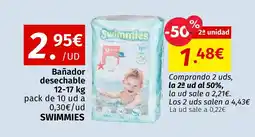 Maskom Supermercados SWIMMIES Bañador desechable oferta