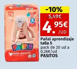 Maskom Supermercados PASITOS Pañal aprendizaje talla 5 oferta