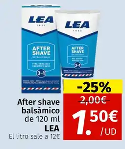 Maskom Supermercados LEA After shave balsámico oferta