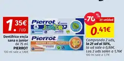 Maskom Supermercados PIERROT Dentifrico encía sana o junior oferta