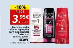 Maskom Supermercados ELVIVE Acondicionador cabello: reparador /arginina alisador /colorvive oferta