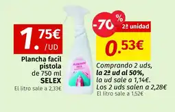 Maskom Supermercados SELEX Plancha facíl pistola oferta