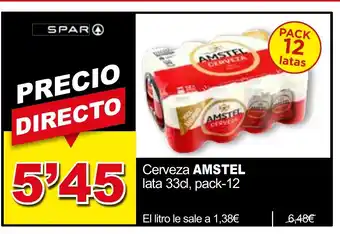 AMSTEL Cerveza lata