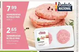 Coviran ALDELIS Hamburguesas de pollo-pavo oferta