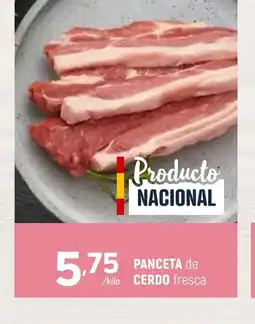 Coviran Panceta de cerdo fresca oferta