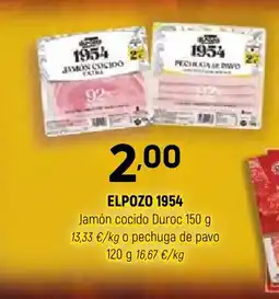 Coviran ELPOZO 1954 Jamón cocido Duroc oferta