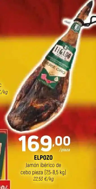 ELPOZO Jamón ibérico de cebo pieza