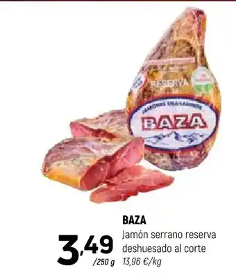 BAZA Jamón serrano reserva deshuesado al corte