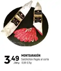 Coviran MONTEARAGÓN Salchichón Pagés al corte oferta