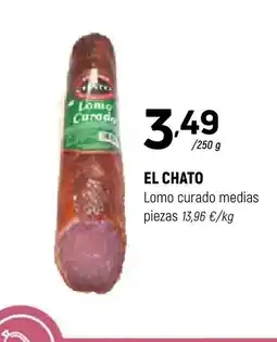 Coviran EL CHATO Lomo curado medias piezas oferta