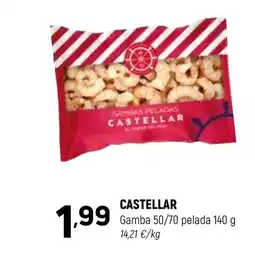 Coviran CASTELLAR Gamba 50/70 pelada oferta