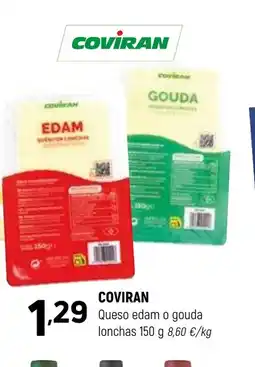 Coviran COVIRAN Queso edam o gouda lonchas oferta