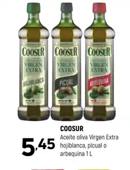 Coviran COOSUR Aceite oliva Virgen Extra hojiblanca, picual o arbequina oferta