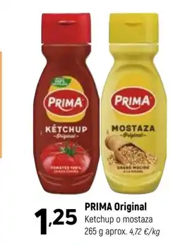 Coviran PRIMA Original Ketchup o mostaza oferta