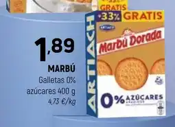 Coviran MARBÚ Galletas 0% azúcares oferta