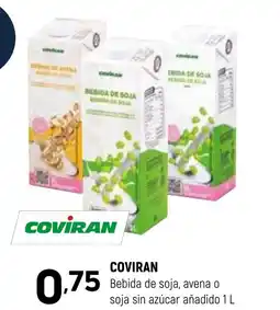 Coviran COVIRAN Bebida de soja, avena o soja sin azúcar añadido oferta