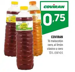 Coviran COVIRAN Té melocotón cero, al limón clásico o cero oferta