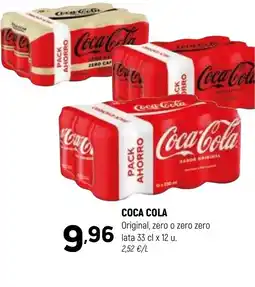 Coviran COCA COLA Original, zero o zero zero lata oferta