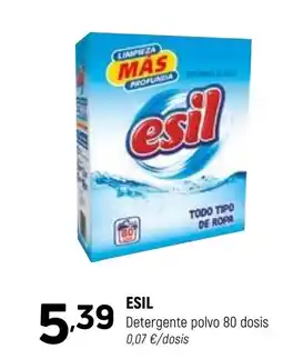 Coviran ESIL Detergente polvo 80 dosis oferta