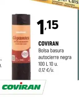 Coviran COVİRAN Bolsa basura autocierre negra oferta