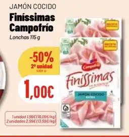Coviran FINISSIMAS CAMPOFRIO Jamón cocido oferta