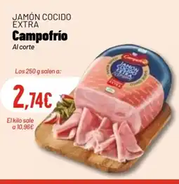 Coviran CAMPOFRIO Jamón cocido extra oferta