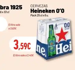Coviran HEINEKEN 0'0 Cervezas oferta