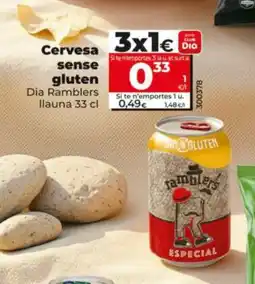 Dia DIA RAMBLERS Cervesa sense gluten oferta