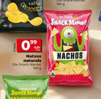 DIA SNACK MANIAC Natxos naturals