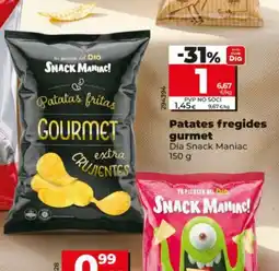 Dia DIA SNACK MANIAC Patatas fritas gurmet oferta