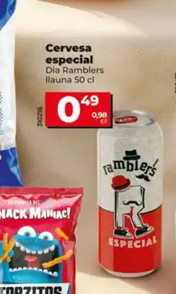 Dia DIA RAMBLERS Cervesa especial oferta