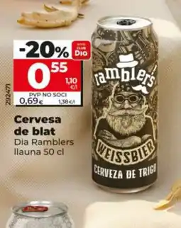 Dia DIA RAMBLERS Cervesa de blat oferta