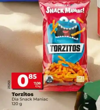 Dia DIA SNACK MANIAC Torzitos oferta
