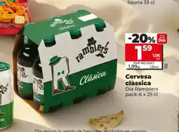 Dia DIA RAMBLERS Cervesa clàssica oferta