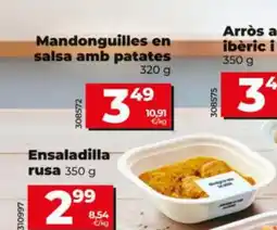 Dia Mandonguilles en salsa amb patates oferta