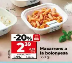 Dia Macarrons a la bolonyesa oferta