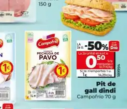 Dia CAMPOFRIO Pit de gall dindi oferta