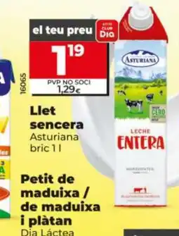Dia ASTURIANA Llet sencera oferta