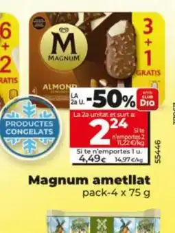 Dia MAGNUM ametllat oferta