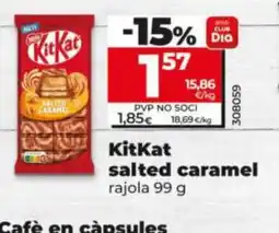 Dia KITKAT salted caramel rajola oferta