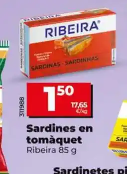 Dia RIBEIRA Sardines en tomàquet oferta