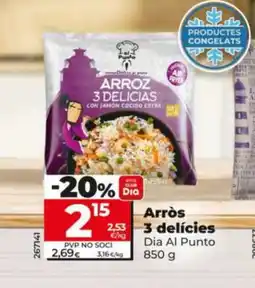 Dia DIA AL PUNTO Arròs 3 delícies oferta